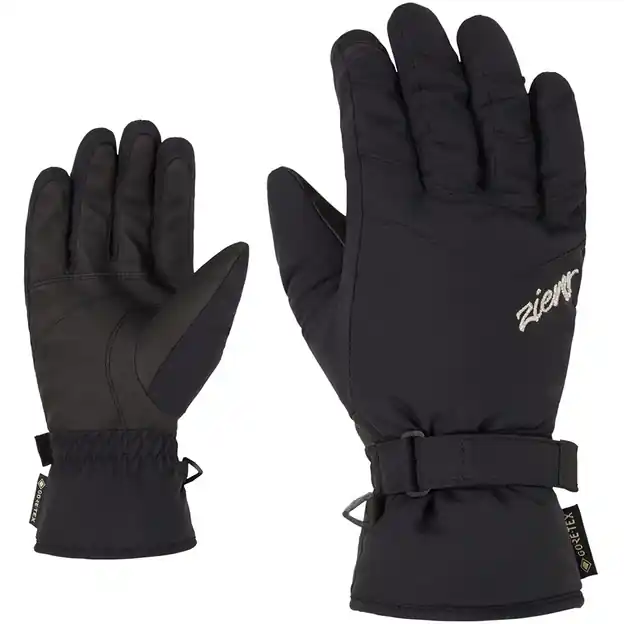 Ziener Klemi GTX Fingerhandschuhe Black Damen Beliebt