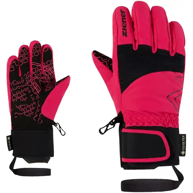 Ziener Lotar Fingerhandschuhe Pink Kinder Ausverkauf