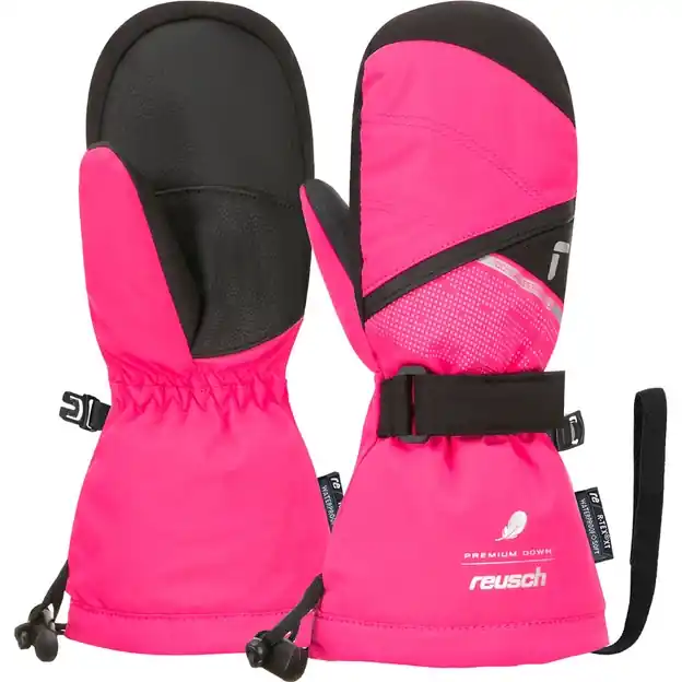 Heißes Angebot Reusch Kaden Down R-Tex XT Mitten Fausthandschuhe Pink Glo Kinder