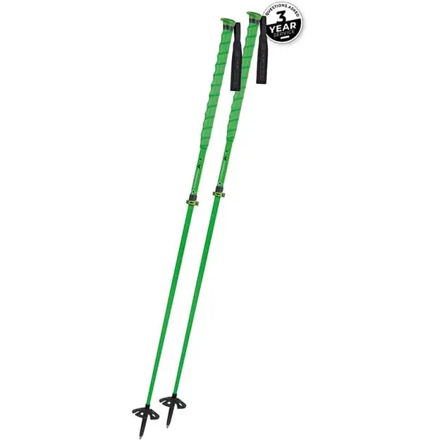 Expressversand Komperdell Big Art Carbon Team Teleskopstock Green