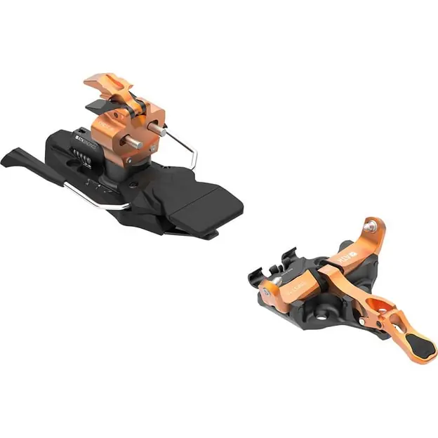 Zertifiziert ATK Crest 10 inkl. Stopper Tourenskibindung Orange
