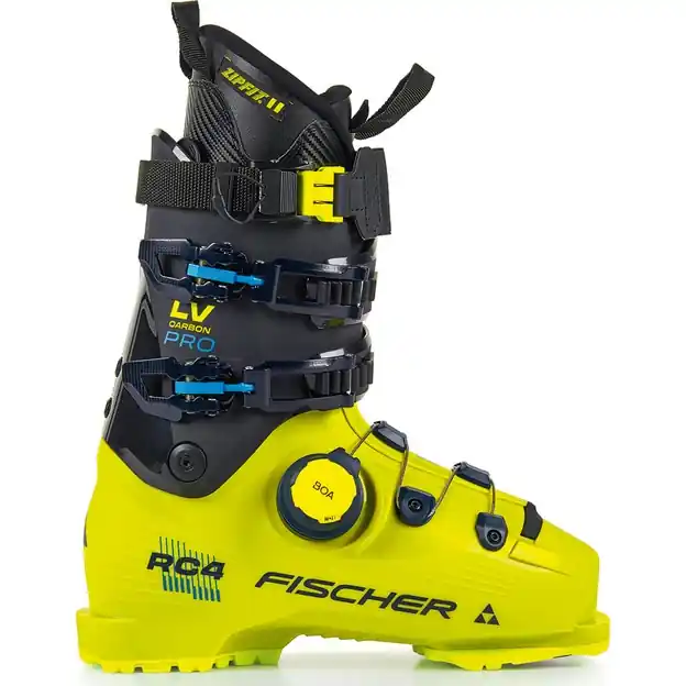 Fischer RC4 Carbon Pro LV BOA 130+ Skischuhe Yellow / Carbon Herren Versand Am Gleichen Tag