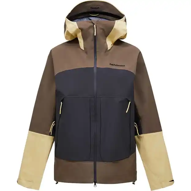 Preisknaller Peak Performance Vislight Gore-Tex C-Knit™ 3L Hardshelljacke Terrain Tan / Motion Grey Herren