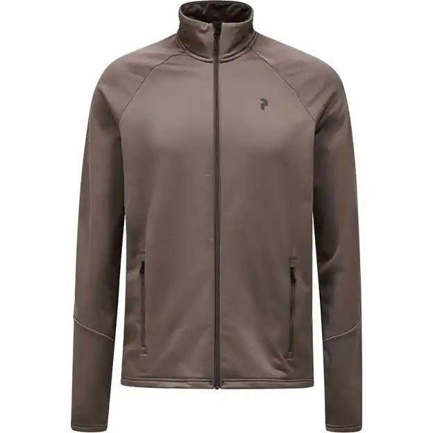 Peak Performance Rider Essentials Zip Fleecejacke Terrain Tan / Terrain Tan Herren Sonderangebot