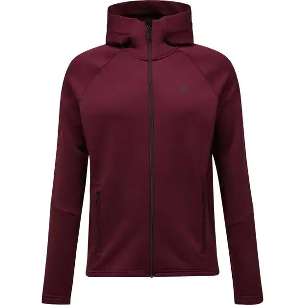 Peak Performance Rider Essentials Zip Hood Fleecejacke Porto/port Herren Neuheit