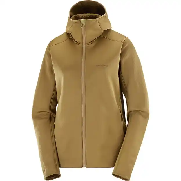 Salomon Outline Warm Fleecejacke Brilliant Olive Damen Kracherpreis