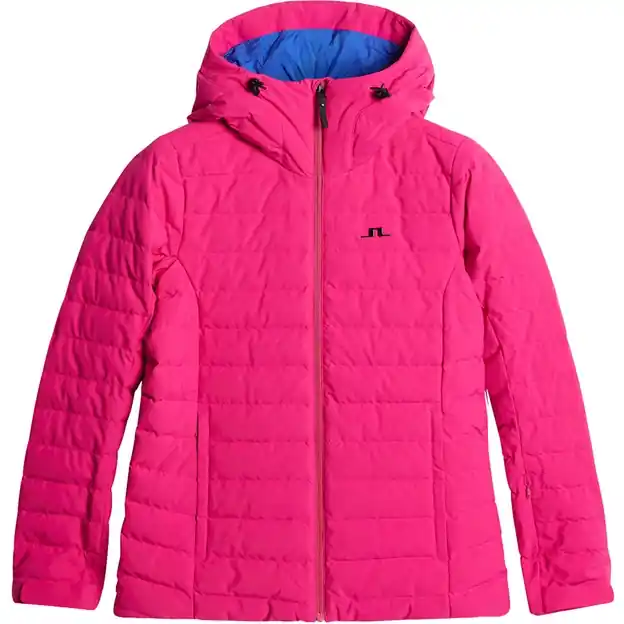 Neu J.Lindeberg Thermic Down Skijacke Pink Peacock Damen