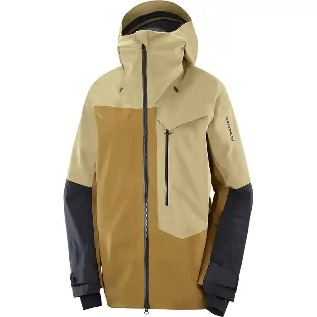 Salomon Moon Patrol Gore-Tex Hardshelljacke Gray Green / Brilliant Olive / Deep Black Damen Wochenendangebot