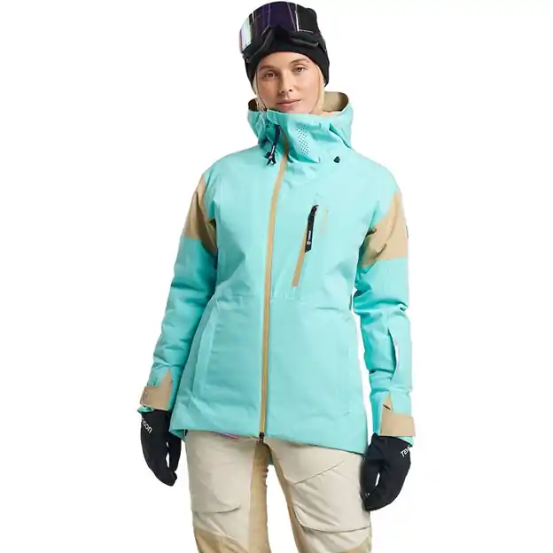 Tenson Aerismo Skijacke Light Turquoise Damen Preis Gesenkt
