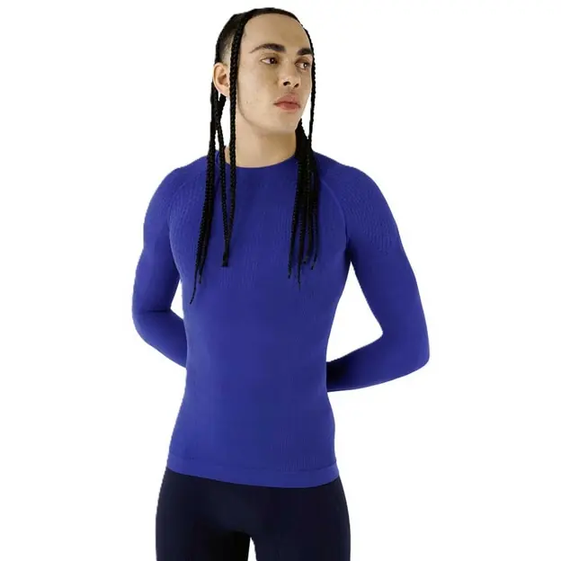 Bauerfeind Sports Compression Funktionsshirt Lang Blue Herren Markenware