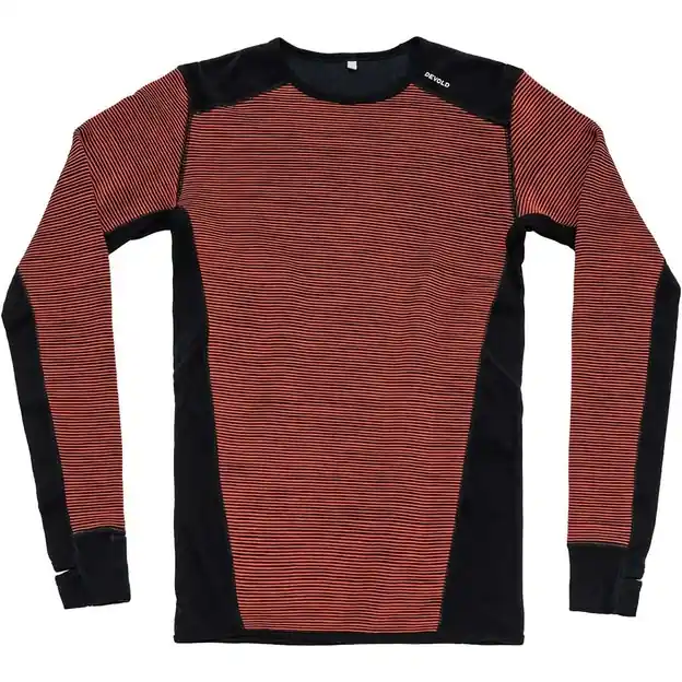 Billig Devold Reverso Merino Funktionsshirt Lang Brick Herren