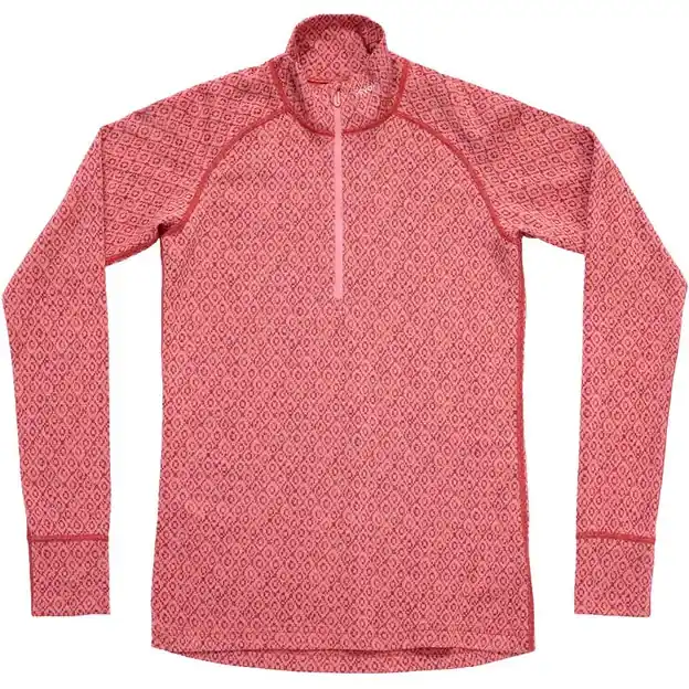 Devold Signature Silk 230 Zip Funktionsshirt Lang Apricot Damen Neuheit