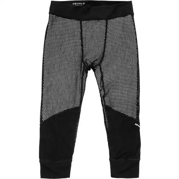 Schneller Versand Devold Wool Mesh Pro 3/4 Longs Funktionshose Black Herren