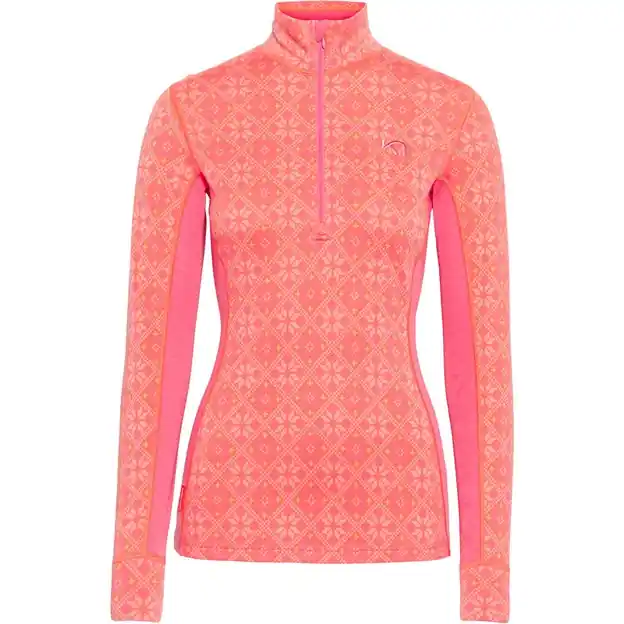 Kari Traa Rose Half Zip Funktionsshirt Lang Bubblegum Damen Top-Seller