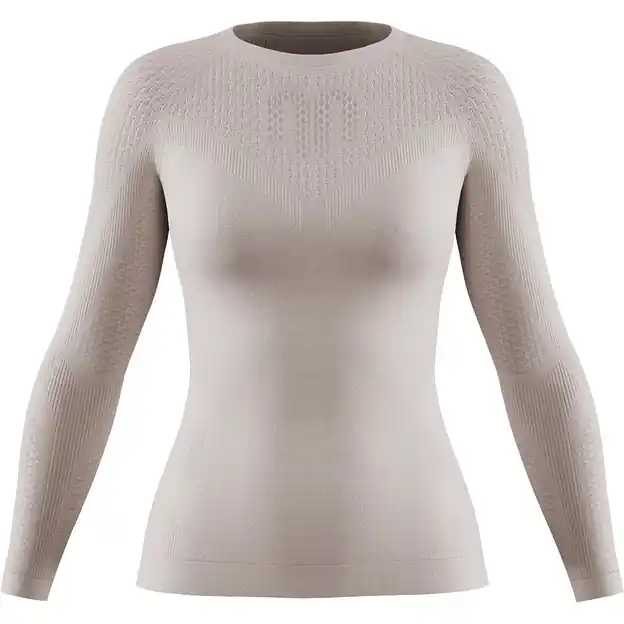 Markenprodukt Bauerfeind Sports Compression Funktionsshirt Lang Silver Grey Damen