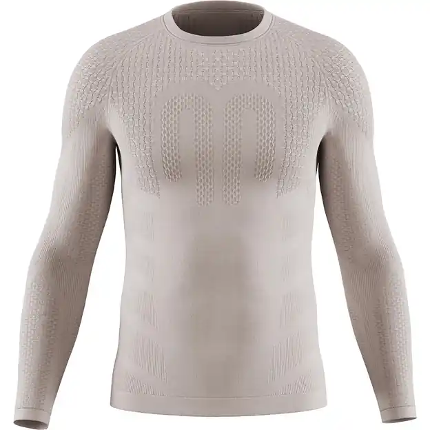 Bauerfeind Sports Compression Funktionsshirt Lang Silver Grey Herren Neuheit