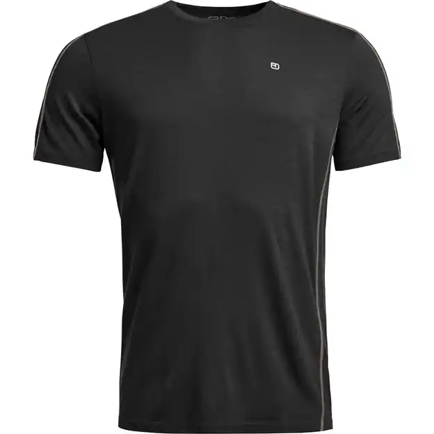 Ortovox 185 Rock‘n‘Wool Funktionsshirt Kurz Black Raven Herren Aktuell
