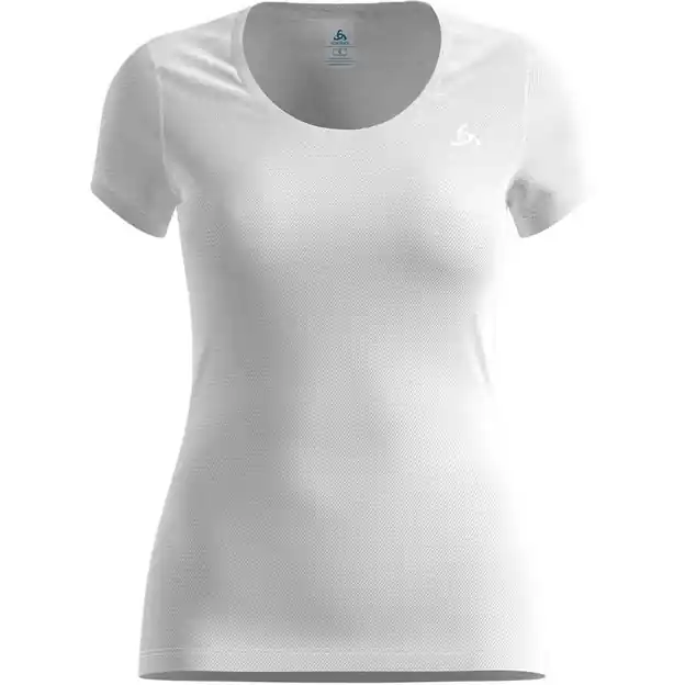 Odlo Active F-Dry Funktionsshirt Kurz White Damen Preisreduziert