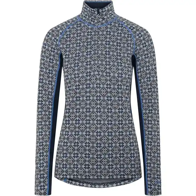 Kari Traa Rose Light Half Zip Funktionsshirt Lang Dark Navy Blue Damen Sonderangebot