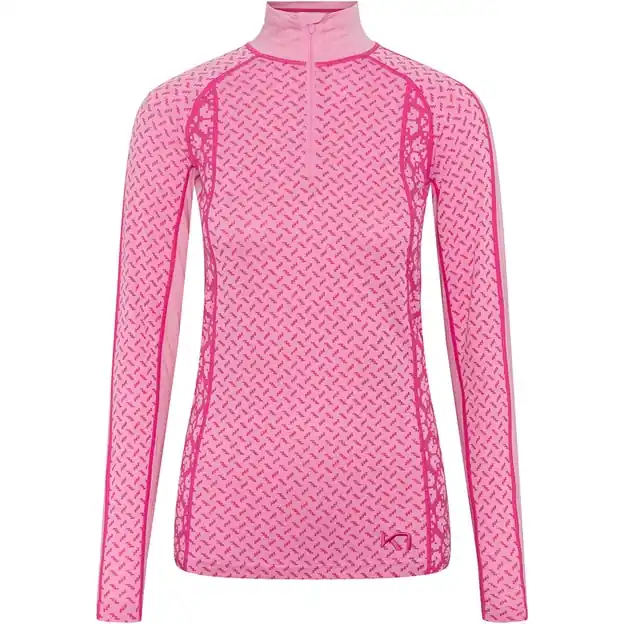 Kari Traa Lekker Half Zip Funktionsshirt Lang Prism Damen Versand Am Gleichen Tag