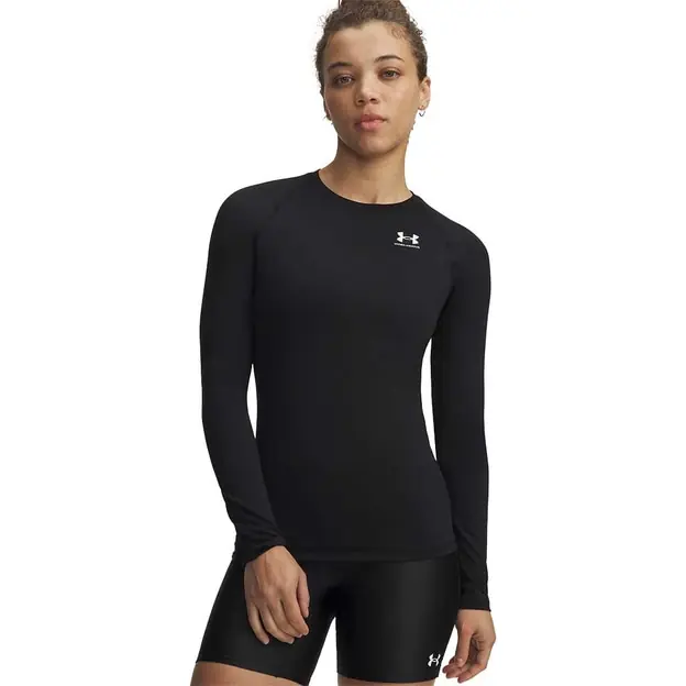 Preisknaller Under Armour Authentics HeatGear® Compression Funktionsshirt Lang Ultimate Black Damen