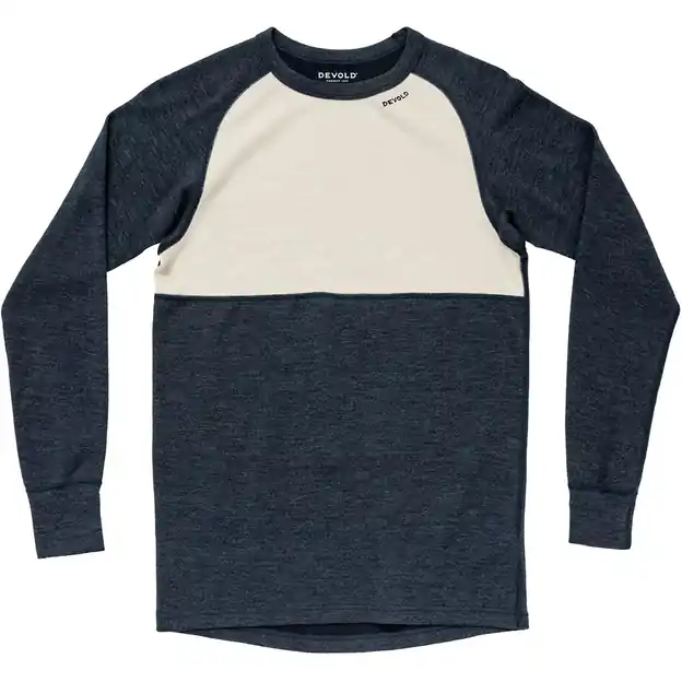 Devold Expedition Merino Silk Funktionsshirt Lang Ink / Offwhite Herren Online Kaufen