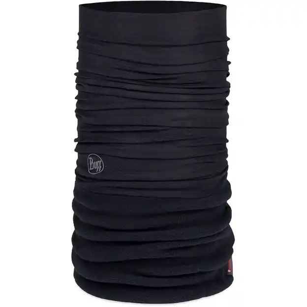 Zertifiziert Buff Polar Neckwarmer Solid Black Kinder