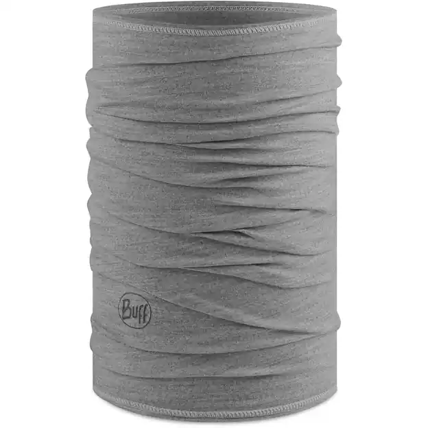 Buff Merino Lightweight Neckwarmer Solid Light Grey Direktkauf