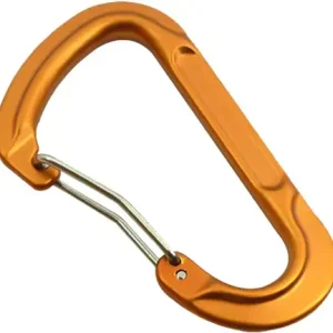 Munkees Karabiner D-Form mit Drahtbügel Echt