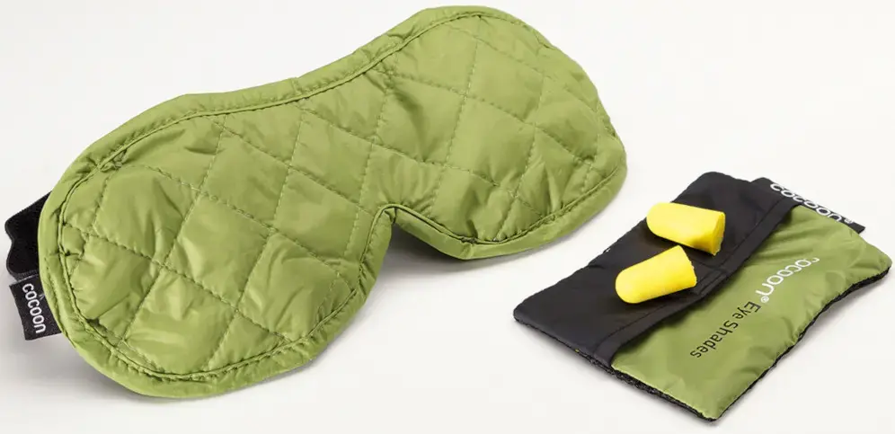 Cocoon Eye Shades inkl. Ear Plugs - wasabi/grey Günstig