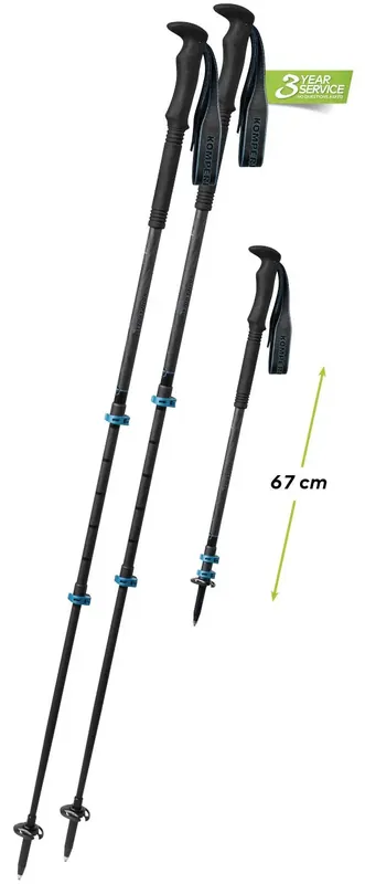 Komperdell Carbon C3 Pro Trekkingstock Zertifiziert