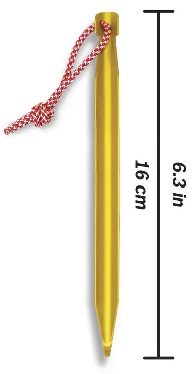 Saisonangebot Hilleberg V-Peg Zelthering - 10 Stück