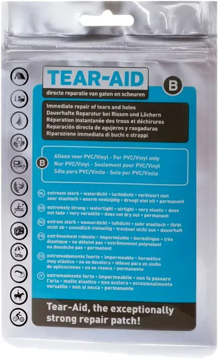 Tear Aid Reparaturflicken - Typ B Garantierte Lieferung
