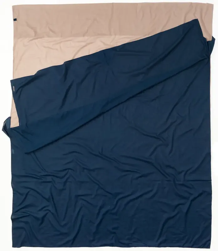 Cocoon TravelSheet-Inlet Double - khaki/tuareg Neu Im Sortiment