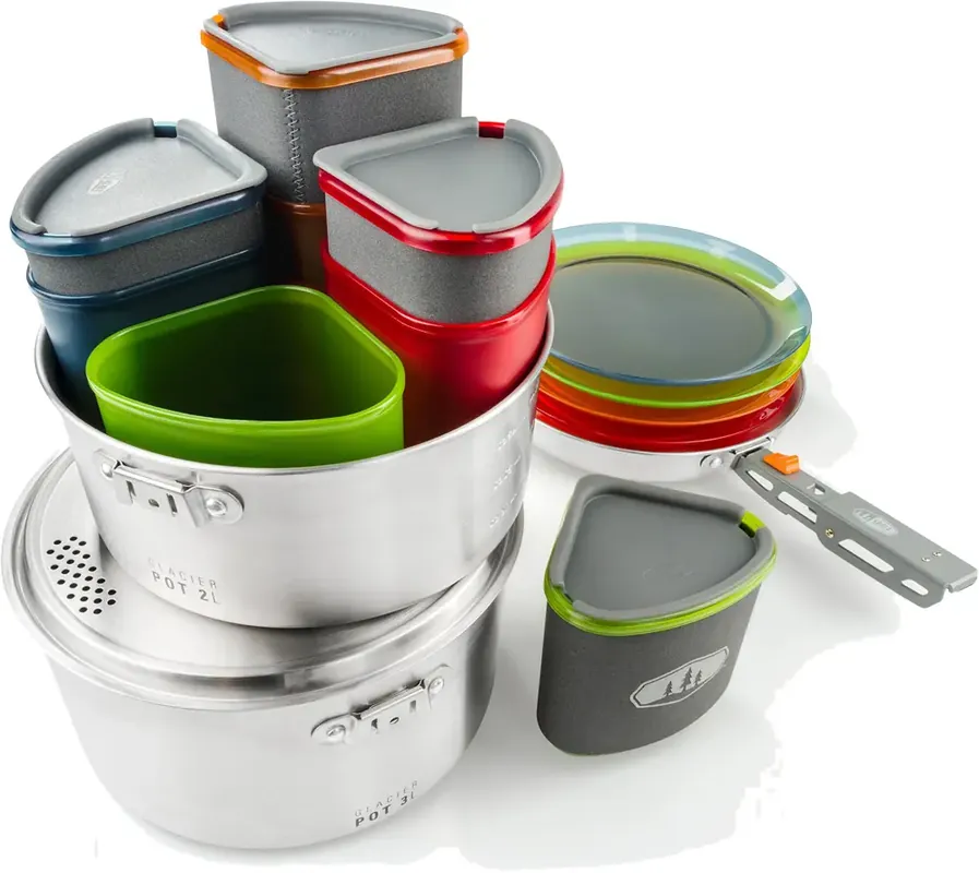 Schneller Versand GSI Outdoors Glacier Stainless Camper Set