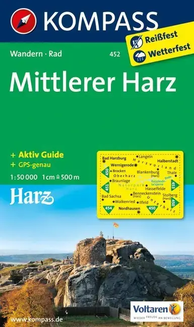 Kompass-Verlag WK Mittlerer Harz Sonderaktion