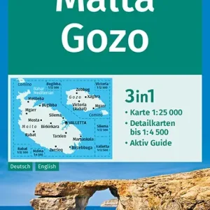 Kompass-Verlag Wanderkarte Malta, Gozo Sonderangebot