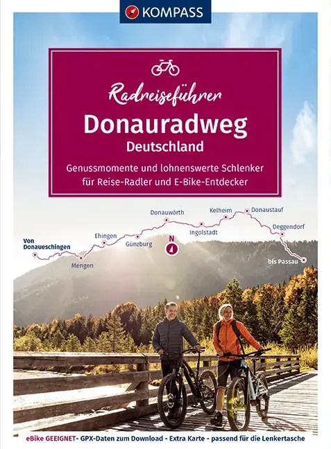 Kompass-Verlag RadReiseFührer Donauradweg Deutschland Mega-Angebot