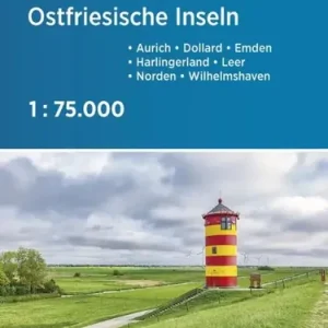 bikeline Radkarte Ostfriesland, Ostfriesische Inseln Neu