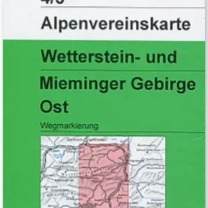DAV AV-Karte 04/3 - Wetterstein-Mieminger Gebirge, Ost Letzte Chance