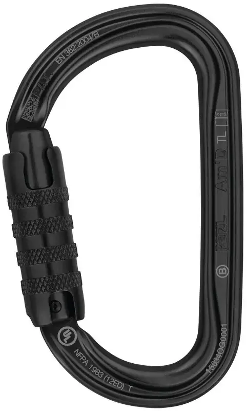 Petzl Am‘D Triactlock - black Neuheit
