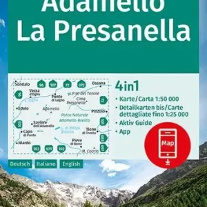 Versand Am Gleichen Tag Kompass-Verlag Wanderkarte Adamello, La Presanella