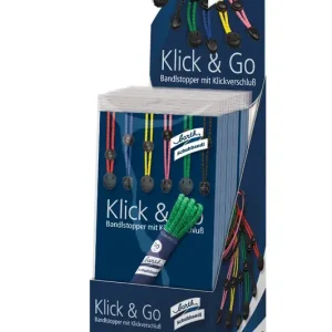 Neuheit Barth Schuhbandl Klick & Go Schuhbänder - schwarz