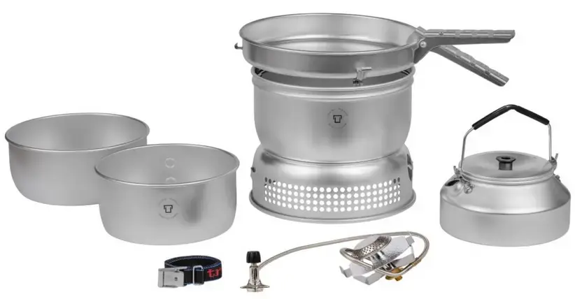 Highlight Trangia 25-2 UL Sturmkocher groß mit Wasserkessel, Gasbrenner