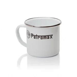 Echt Petromax Emaille Becher - weiss
