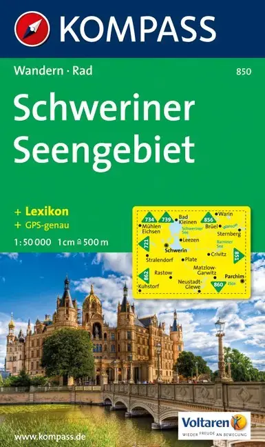 Direkt Vom Hersteller Kompass-Verlag WK Schweriner Seengebiet