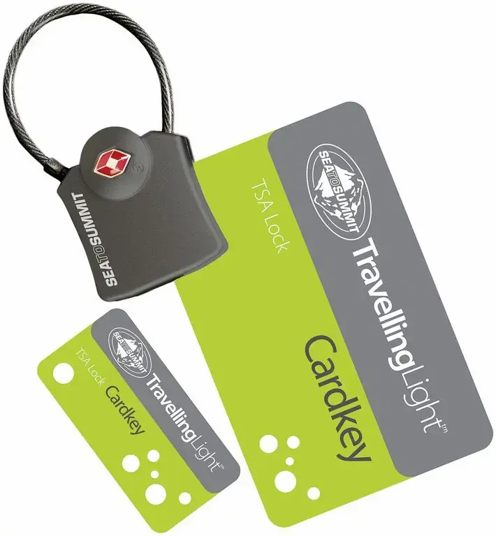 Sea to Summit Cardkey TSA Lock - grey Finale Aktion