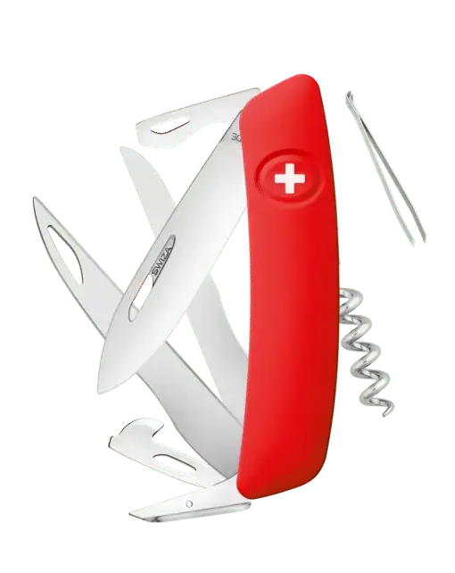 Meistverkauft Swiza Schweizer Messer D07 - rot