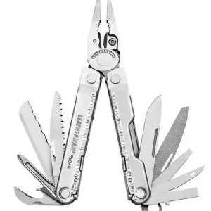 Leatherman Rebar mit Lederholster Expressversand