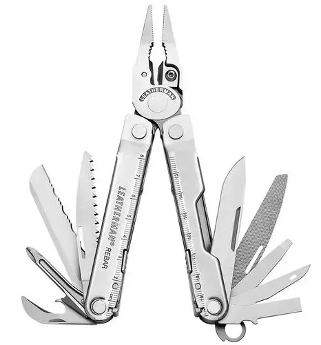 Leatherman Rebar mit Lederholster Expressversand